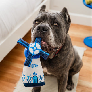 P.L.A.Y. Totally Touristy Dutch Windmill Plush Dog Toy | Henlo Pets