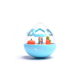 P.L.A.Y. Wobble Ball 2.0 Enrichment Dog Toy Blue | Henlo Pets