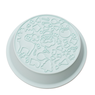 Santa 2-in-1 Slow Feeder & Lick Bowl | Henlo Pets