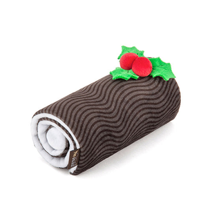 P.L.A.Y. Holiday Classic Plush Dog Toy Collection Yummy Yuletide Log | Henlo Pets