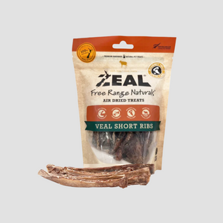 Zeal Air Dried Veal Short Ribs Dog Treats 125g | Henlo Pets