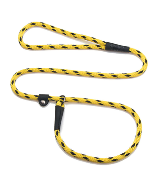 Mendota Pet Slip Leash Black Ice Yellow | Henlo Pets