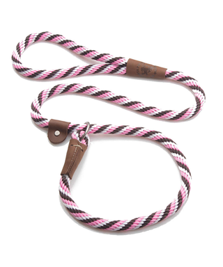 Mendota Pet Slip Leash Pink Chocolate | Henlo Pets