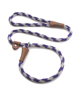 Mendota Pet Slip Leash Diamond Amethyst | Henlo Pets