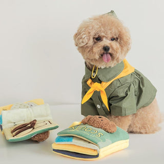 Bite Me Woof Woof Scouts Play Book Nose Work Toy | Henlo Pets