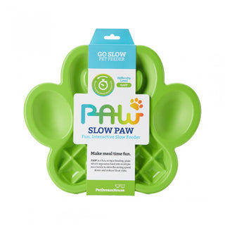 PetDreamHouse PAW Wet & Dry Slow Feeder Green | Henlo Pets