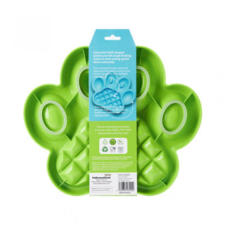 PetDreamHouse PAW Wet & Dry Slow Feeder Green | Henlo Pets