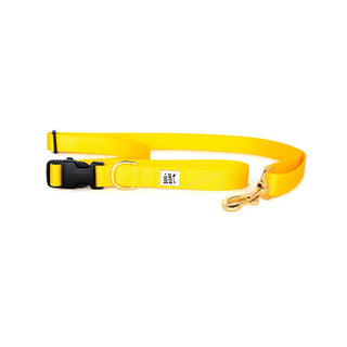 Dog + Bone Adjustable Leash - Yellow | Henlo Pets