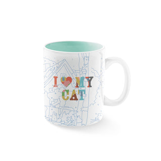 Fringe Studio I Love My Cat Mug | Henlo Pets
