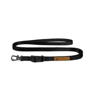 Charlie's Backyard Easy Leash Black | Henlo Pets