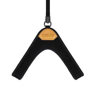 Charlie's Backyard Adjustable Easy Harness Black | Henlo Pets