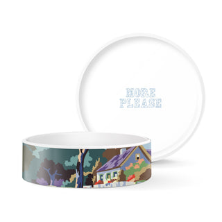 Fringe Studio Home Scene Ceramic Pet Bowl | Henlo Pets