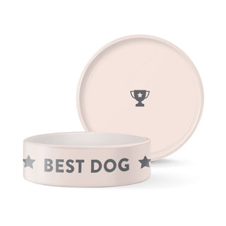 Fringe Studio Best Dog Ceramic Pet Bowl | Henlo Pets