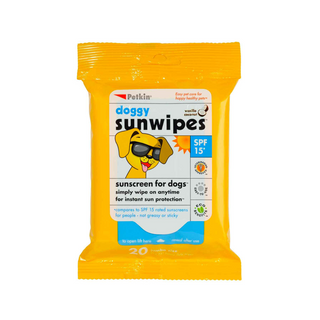 Petkin Doggy Sunwipes SPF15 | Henlo Pets