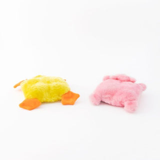 Zippy Paws - Squeakie Pad Duck & Pig | Henlo Pets