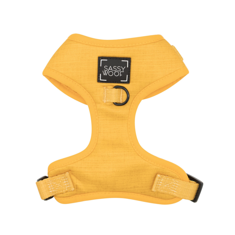 Sassy Woof Adjustable Harness - Sunflower Fields - Henlo Pets