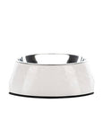 Houndztooth Dog Bowl - Chic White - Henlo Pets
