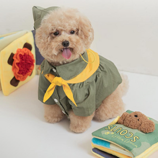 Bite Me Woof Woof Scouts Play Book Nose Work Toy | Henlo Pets