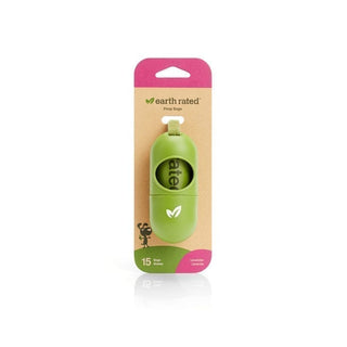 Earth Rated Poop Bag Dispenser with 15 Bags Lavender Scented | Henlo Pets