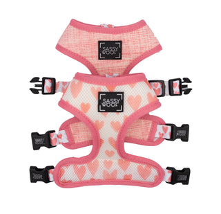 Sassy Woof Reversible Harness - Dolce Rose | Henlo Pets