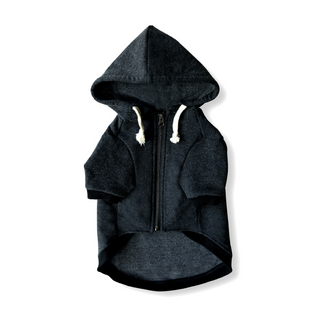 Ellie Dog Wear Dog Hoodie Charcoal Black | Henlo Pets