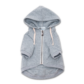 Ellie Dog Wear Dog Hoodie Light Grey | Henlo Pets