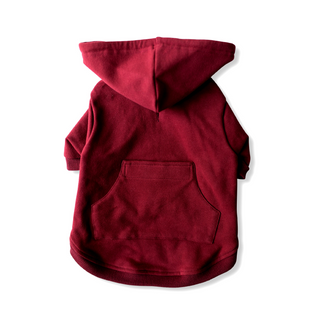 Ellie Dog Wear Dog Hoodie Maroon | Henlo Pets