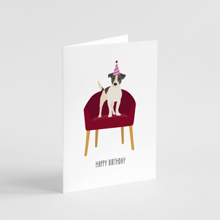 Jack Russell Happy Birthday Greeting Card | Henlo Pets
