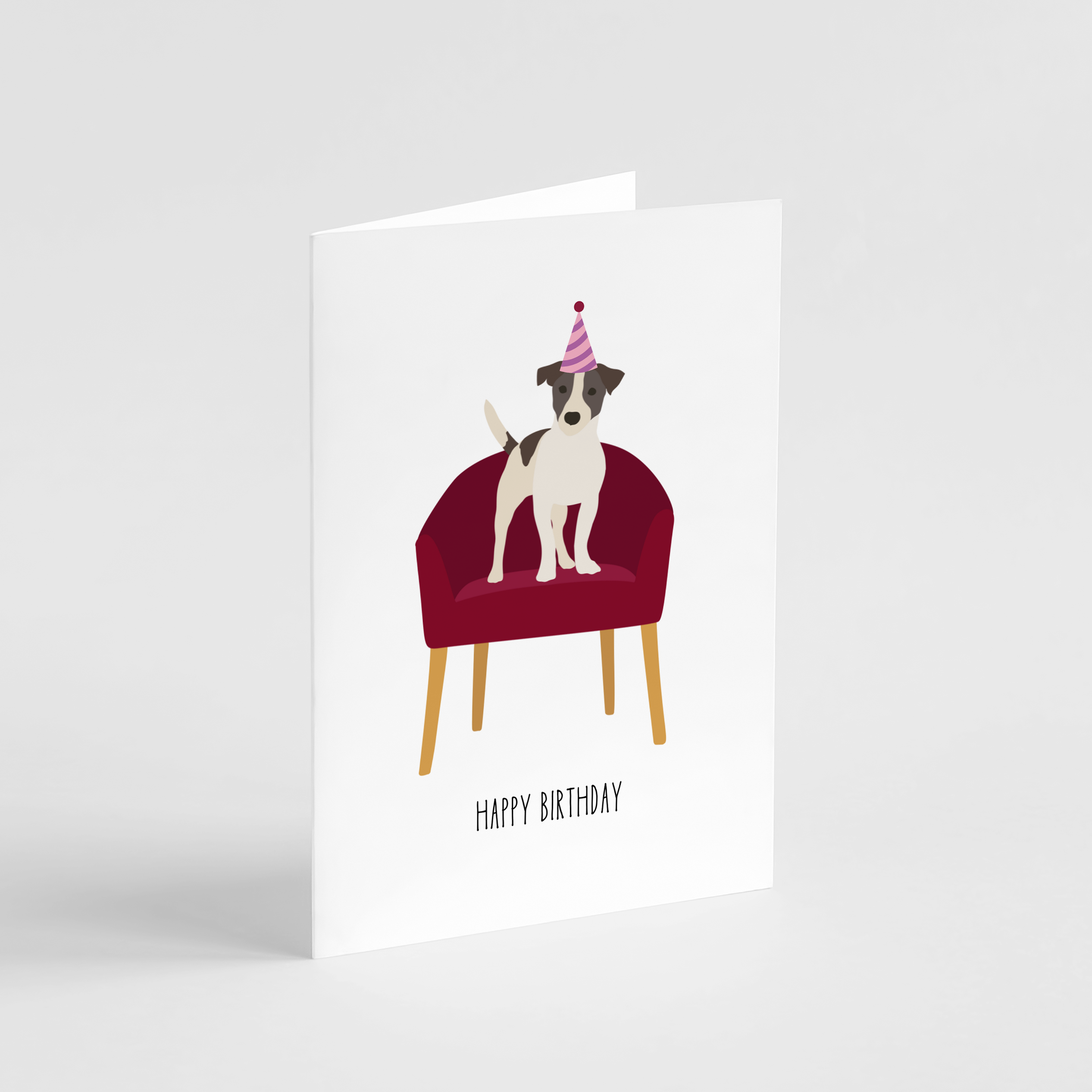 Jack Russell Happy Birthday Card - Henlo Pets