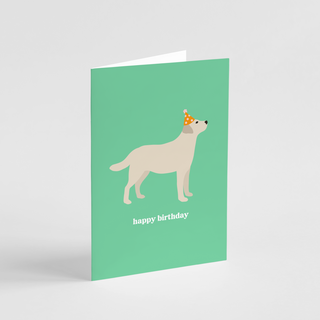 Labrador Happy Birthday Greeting Card | Henlo Pets
