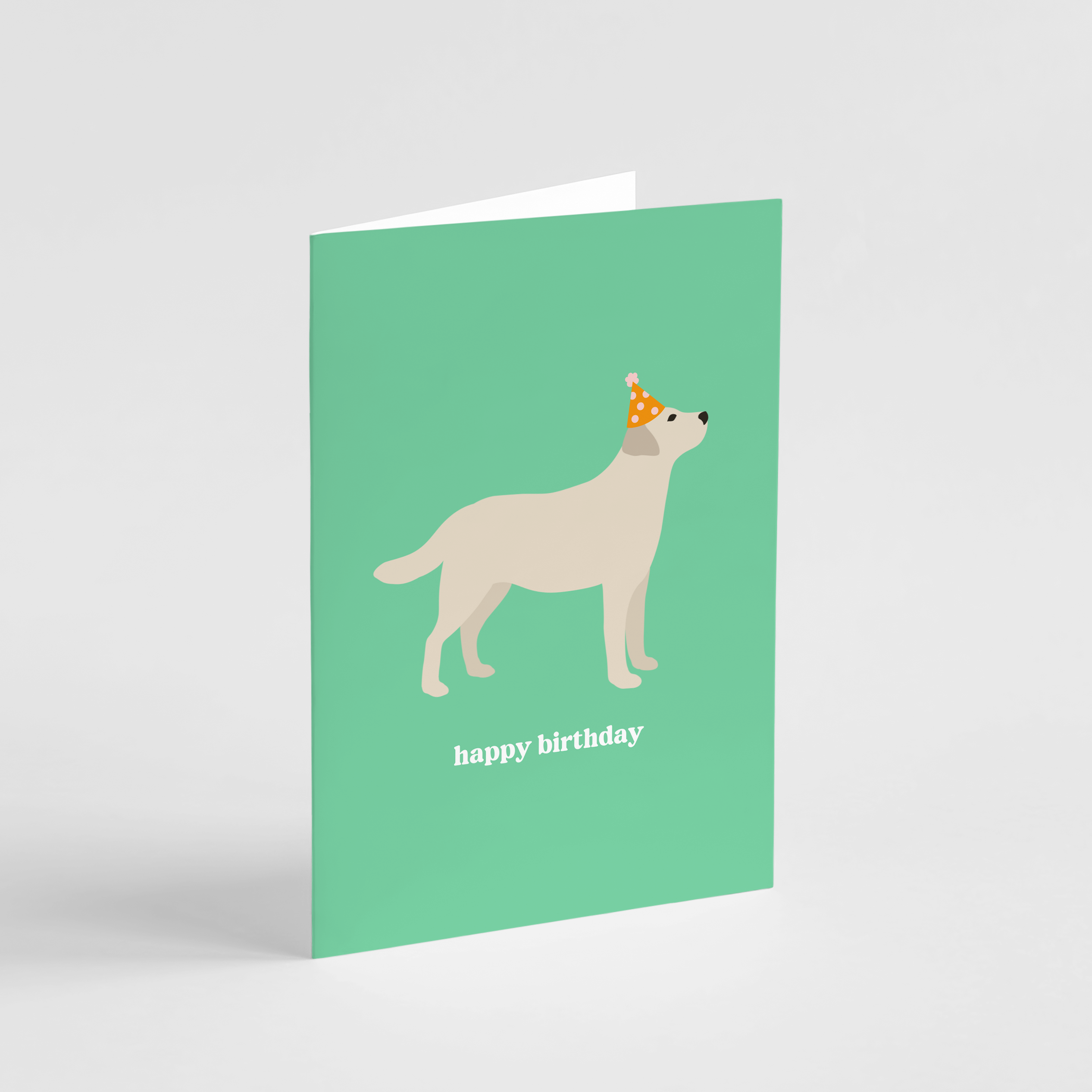 Labrador Happy Birthday Card - Henlo Pets