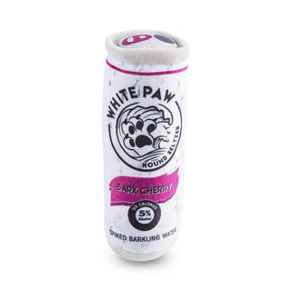 Haute Diggity Dog White Paw Bark Cherry Plush Dog Toy | Henlo Pets