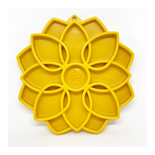 SodaPup Mandala eTray Slow Feeder Yellow | Henlo Pets