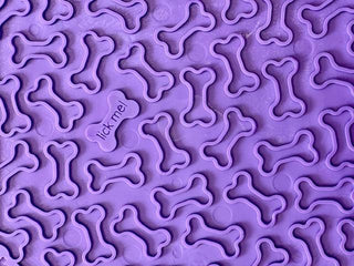 SodaPup Bone Square eMat Licking Mat Purple | Henlo Pets