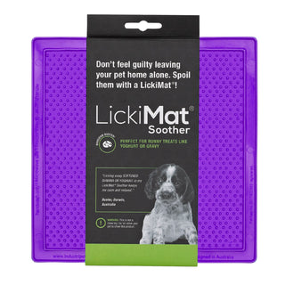 LickiMat Classic Soother Slow Feeder Purple | Henlo Pets