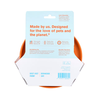 West Paw Zisc Frisbee Dog Toy - Orange | Henlo Pets