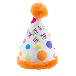 Haute Diggity Dog Happy Birthday Pawty Hat Dog Toy | Henlo Pets