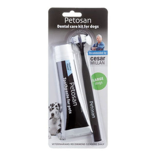 Petosan Dental Kit Toothbrush & Toothpaste | Henlo Pets