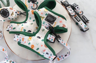 Sassy Woof Adjustable Harness - Sassy Safari | Henlo Pets