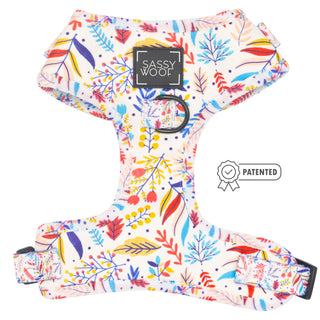 Sassy Woof Adjustable Harness - Petal Pawfect | Henlo Pets