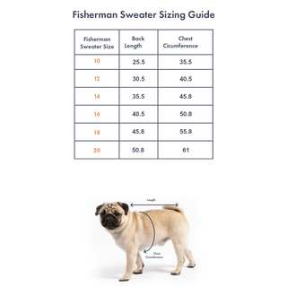wagwear Fisherman Cozy Dog Sweater Natural | Henlo Pets