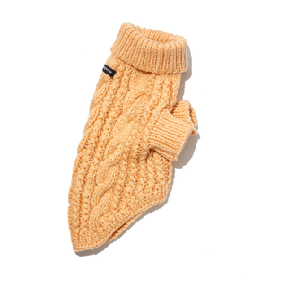 wagwear Fisherman Cozy Dog Sweater Natural | Henlo Pets