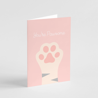 You're Pawsome Greeting Card | Henlo Pets