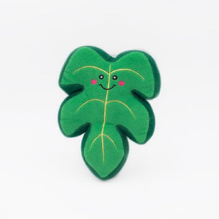 Zippy Paws - Squeakie Pattiez Monstera Leaf | Henlo Pets