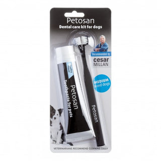 Petosan Dental Kit Toothbrush & Toothpaste | Henlo Pets