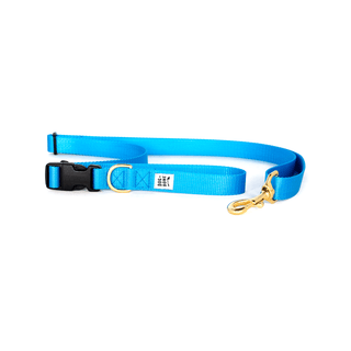 Dog + Bone Adjustable Leash - Blue | Henlo Pets