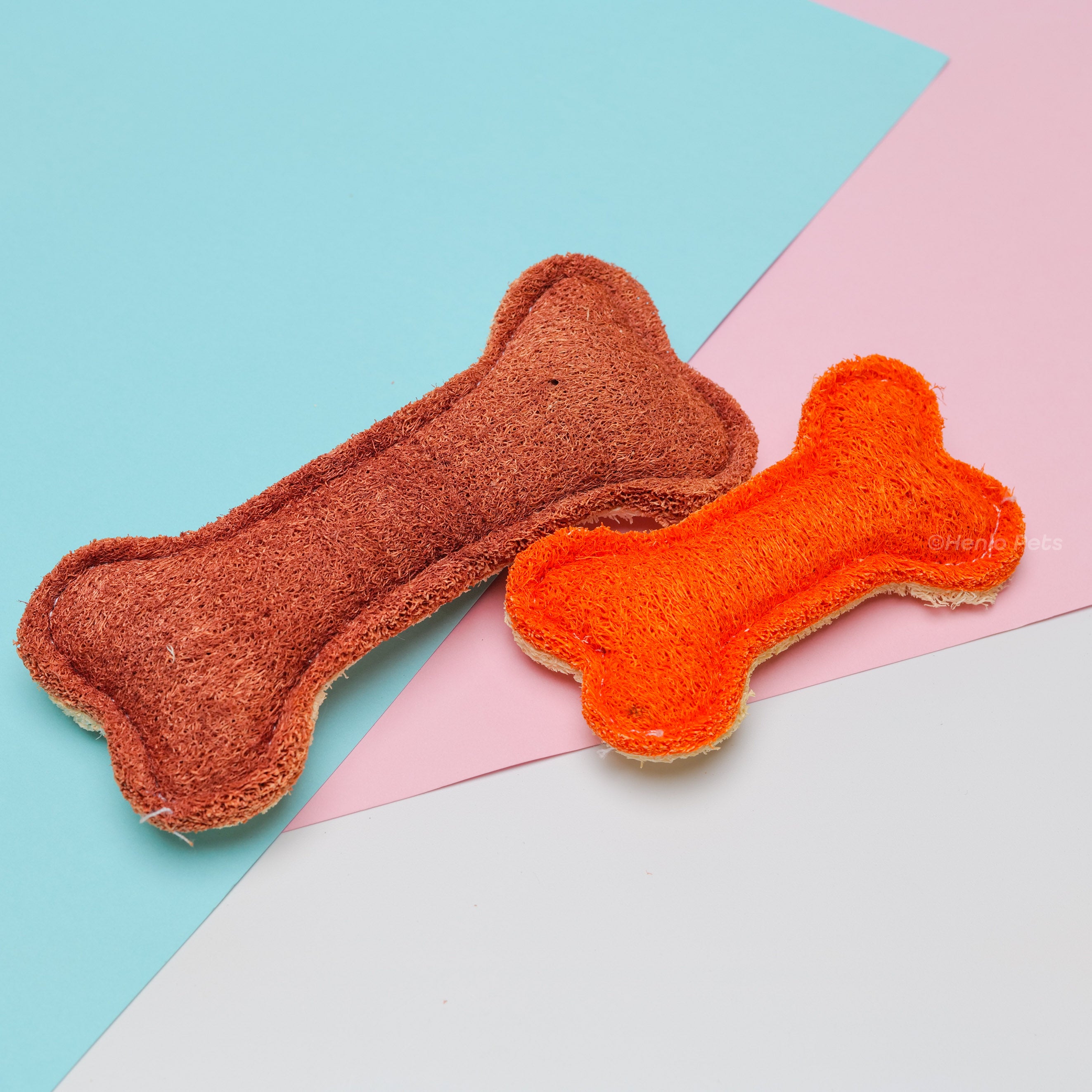 Loofah best sale dog toy