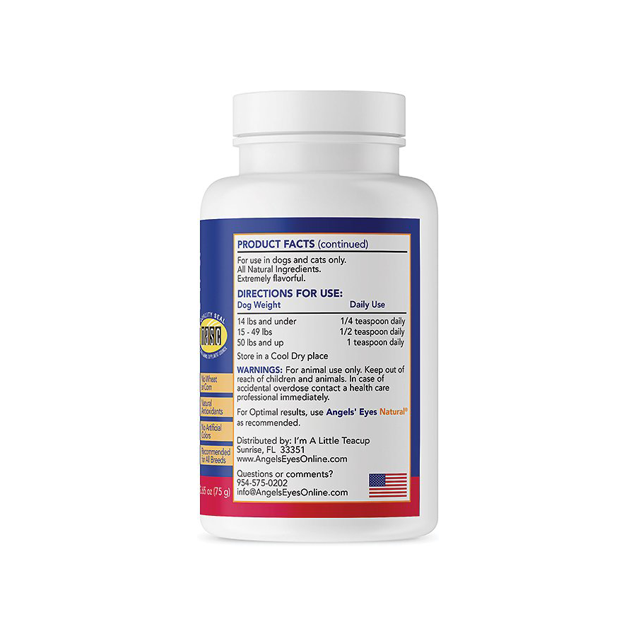 Angel s Eyes Dog Natural Formula Tear Stain Powder Henlo Pets