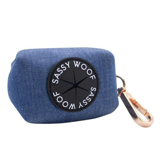 Sassy Woof Waste Bag Holder - Denim | Henlo Pets