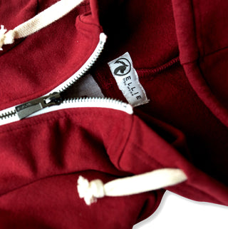 Ellie Dog Wear Dog Hoodie Maroon | Henlo Pets